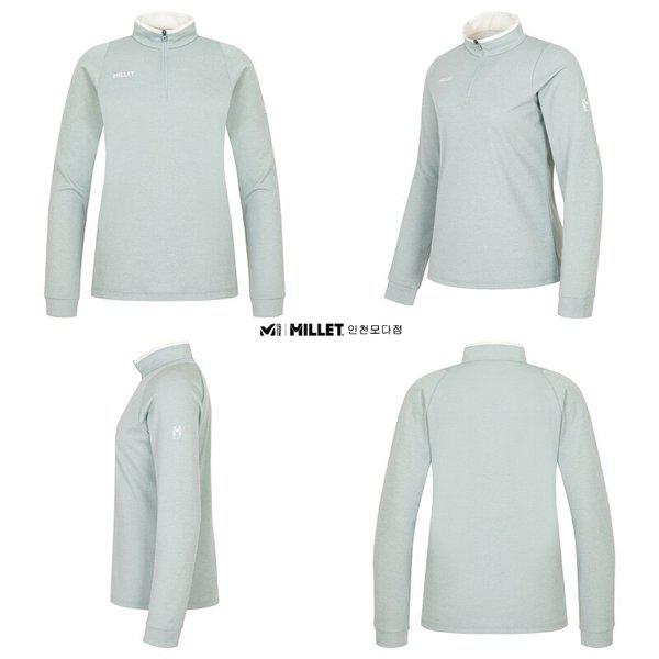 アウトドア 女性 秋 登山 ジップアップTシャツMXUFT513A_IC