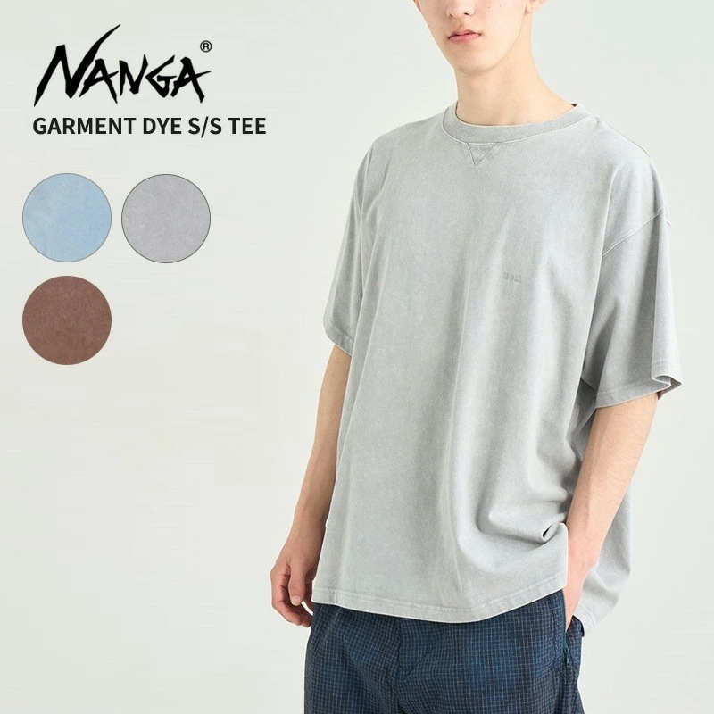 ナンガ メンズ 半袖Tシャツ NANGA ガーメント ダイ ショートスリーブ Tシャツ N2610-1M191C