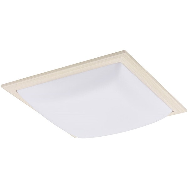 LE-W45D8G-W 四角セードタイプ 和風LEDシーリングライト (～8畳/調光/昼光色) リモコン付き