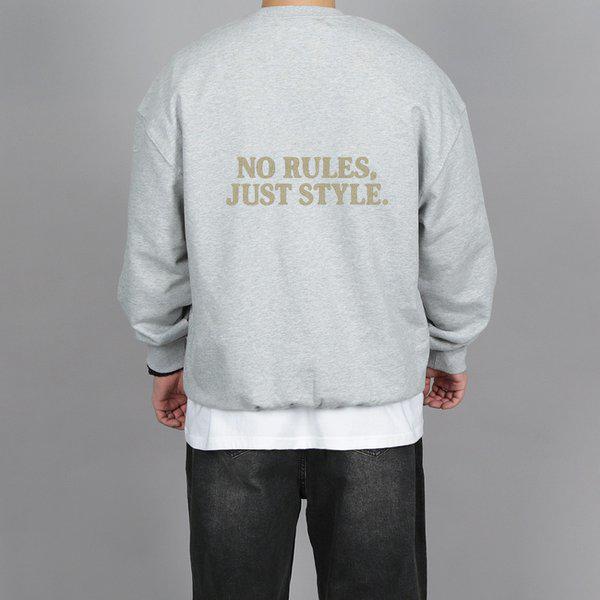 WWBメンズビッグサイズジャストスタイルバックロゴマントゥーマン