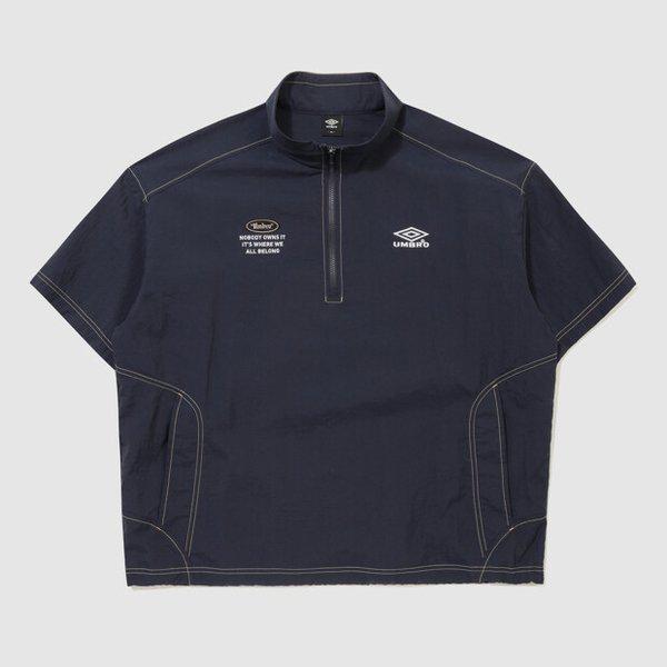 クリスピー・タスラン半袖アノラック DARK NAVY UR224CWT59 DVY0