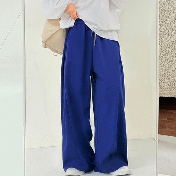 Hスタイル(PS)ブリーズワイドパンツ 春 レディース バンディングパンツ ワイドパンツ ストレートパンツ トレーニングパンツ