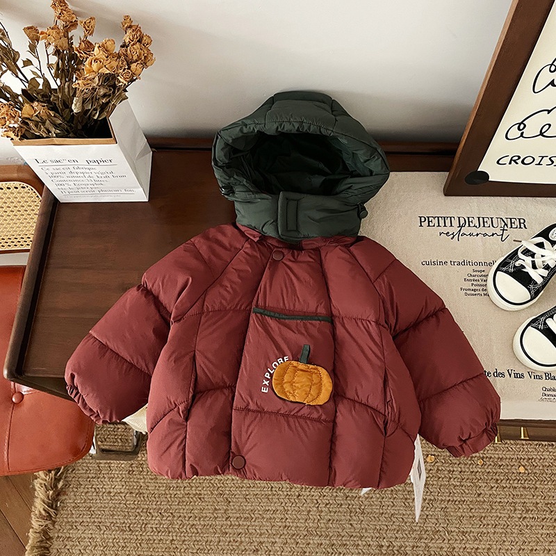 子供用ダウンジャケット男女子供用冬の保温コート新国標90白アヒルの羽毛のコートDW 245933