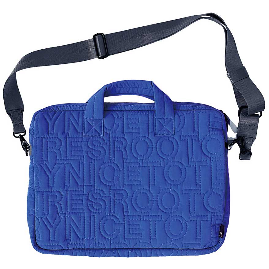 2024新作 ノートPCバッグ ROOTOTE SN.A4PC.AS-QUILT-A 1320 ルートート LT.アーキャトルPC.アルファベットスープ-キルティング-A ブライトブルー