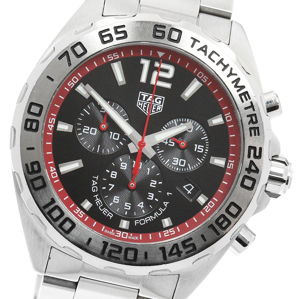タグホイヤー TAG HEUER CAZ101Y フォーミュラ1 クロノグラフ クォーツ メンズ 箱・保証書付き_950274【中古】
