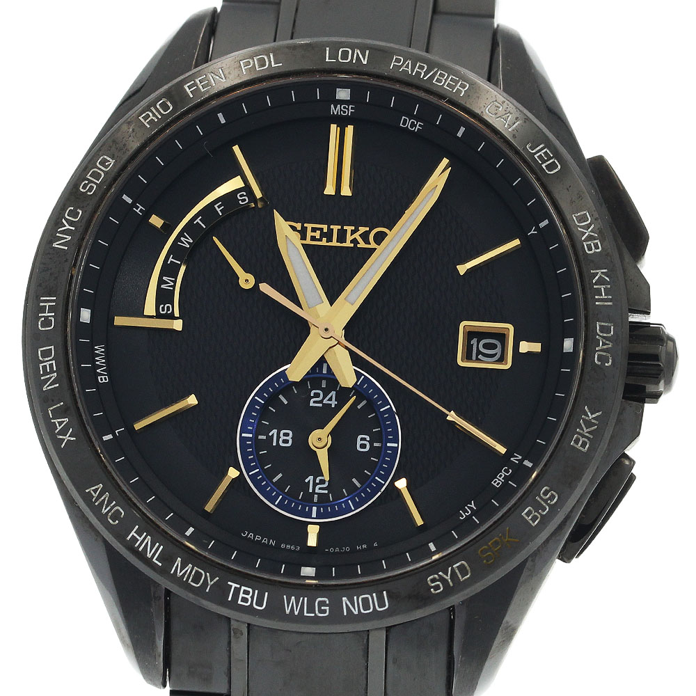 セイコー SEIKO SAGA257/8B63-0AM0 ブライツ 大谷翔平モデル 1100本限定 ソーラー電波 メンズ _944082【中古】