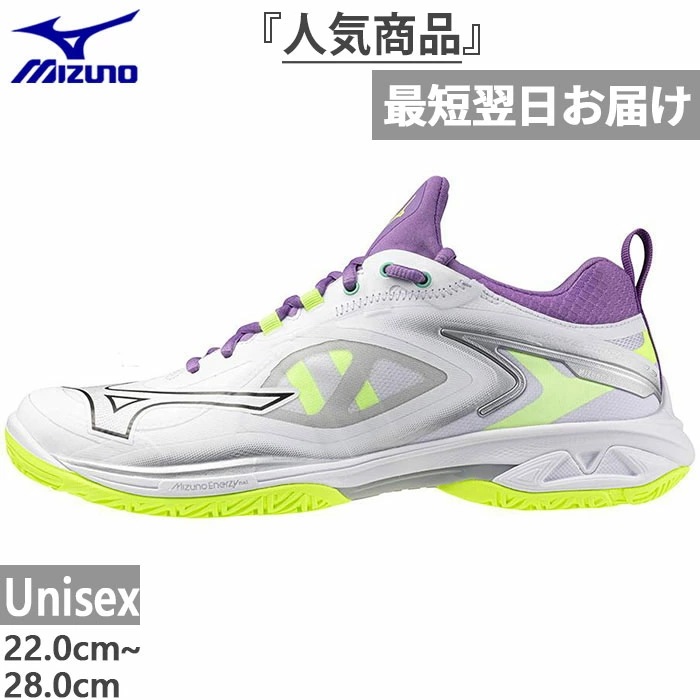 2E幅 メンズ レディース ウエーブクローNEO3 FIT バドミントンシューズ 71GA2472