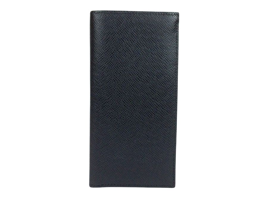 長財布 タイガ レザー ブラック M64597 札入れ 【中古品】