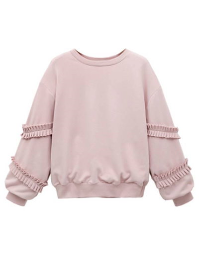 ファッション トップス プルオーバー ラウンドネック ピンク スリム スウィート Tシャツ ファッション トップス プルオーバー ラウンドネック ピンク スリム スウィート Tシャツ