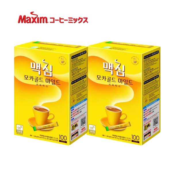 インスタント モカゴールド コーヒーミックス 12g 100包入りｘ2個