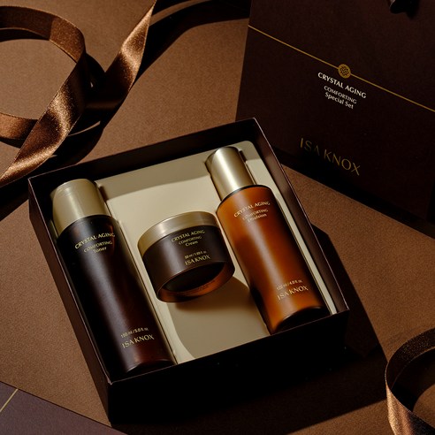 【JTr】 クリスタル エイジング コンフォティン 3種セット・トナー 150ml + エマルジョン 120ml + クリーム 50ml ・ 油水分バランス ・ 鎮静保湿 ・ 低刺激 ・ エイジングケ