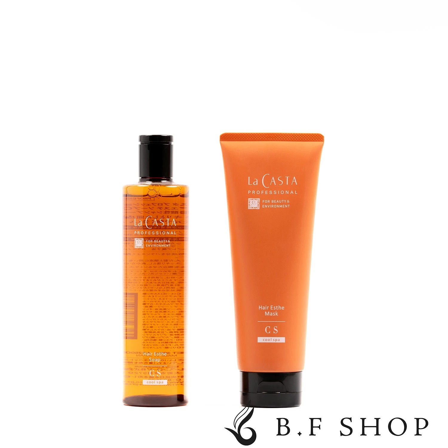 【セット品】ラ・カスタ プロフェッショナル ヘアエステ ソープ & ヘアエステ マスク CS クールスパ 300ml + 230g リフィル LSC