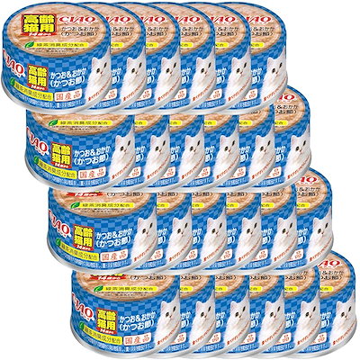 他サイト： チャオ(CIAO)14歳からのかつお&おかか(かつお節)85g24個セットの商品画像