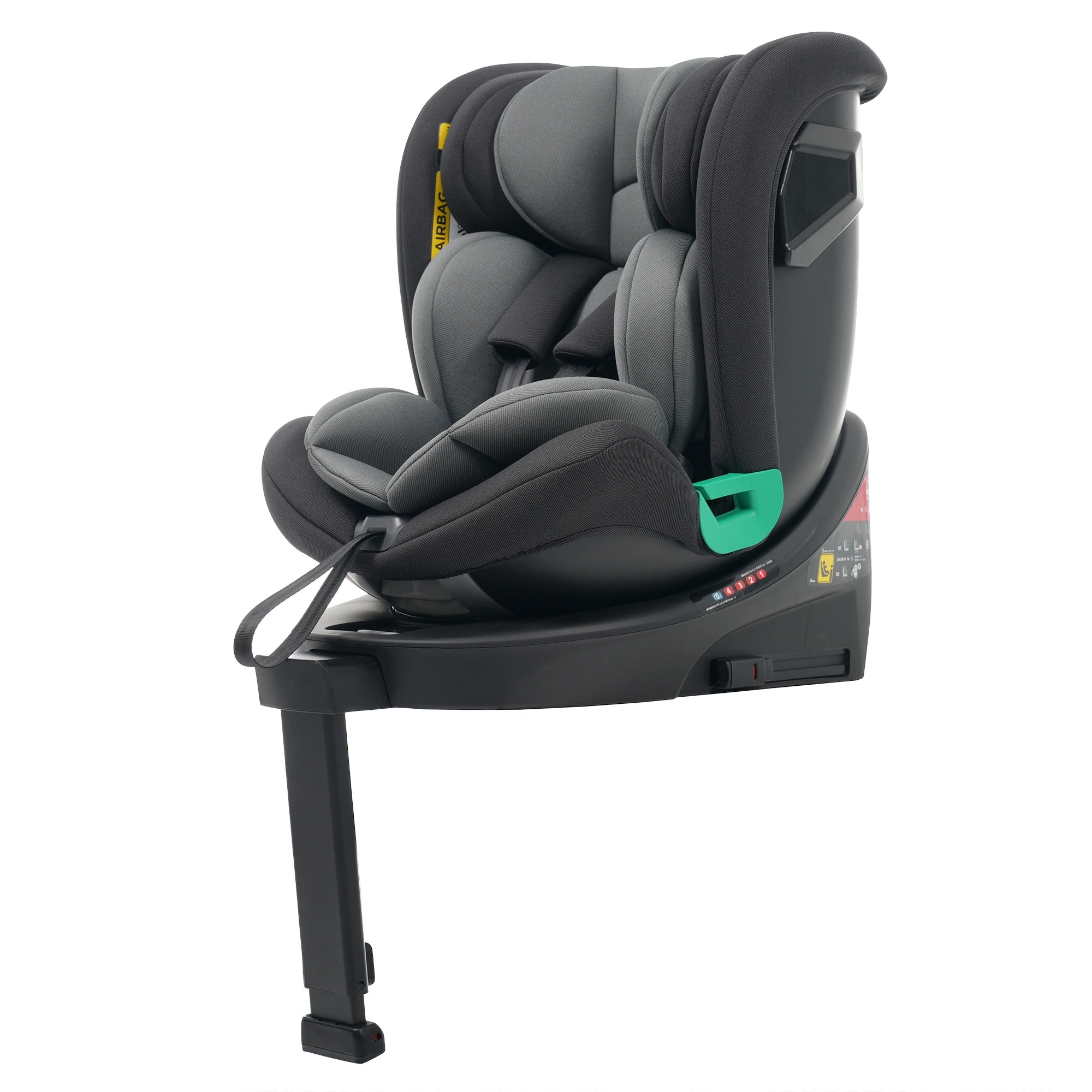 1787【サーポットレッグ】チャイルドシート 新生児 ISOFIX 0歳～12歳 360度回転式 40～150cm 後ろ向き最大150 ジュニアシート 調節可能 洗える キャノピー付き ベビーシート