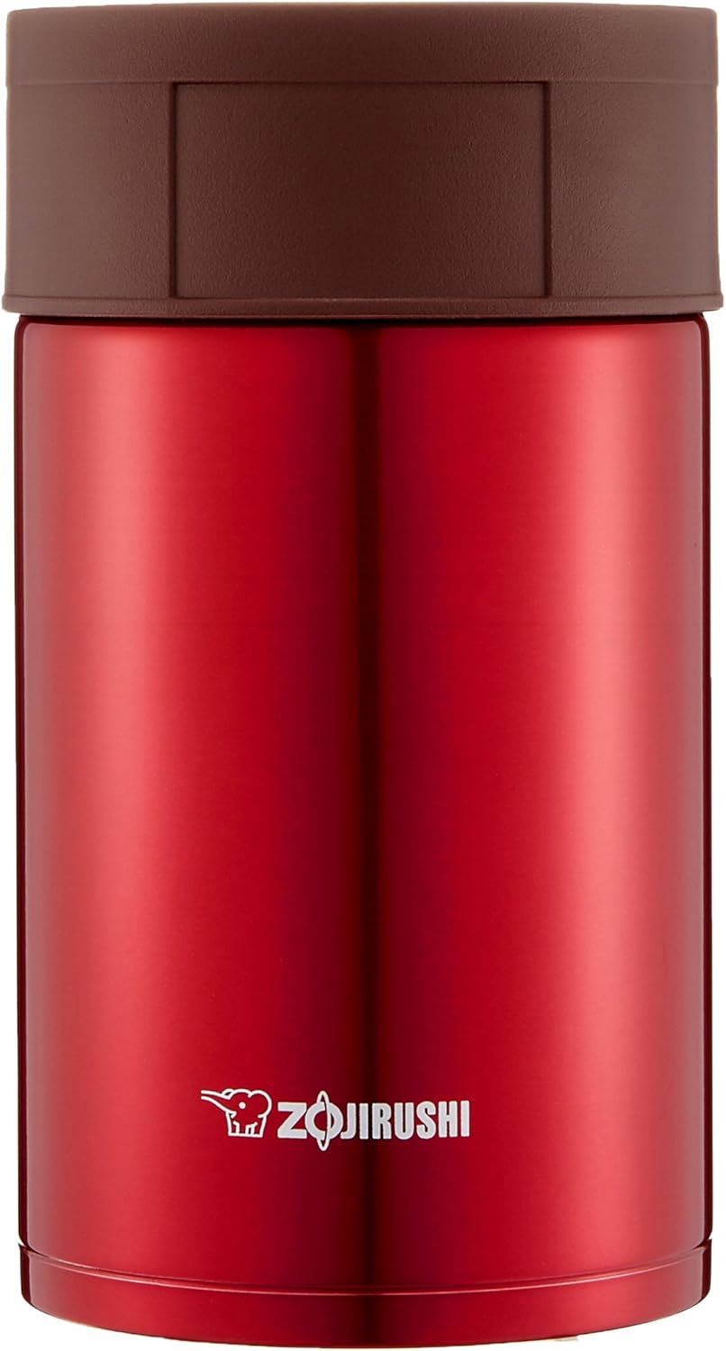 象印マホービン ZOJIRUSHI ステンレスフードジャー 550ml クリアレッド SW-HC55-RC