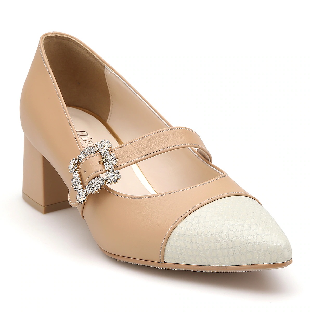 エリザベート スクエアバックル パンプス EL21014