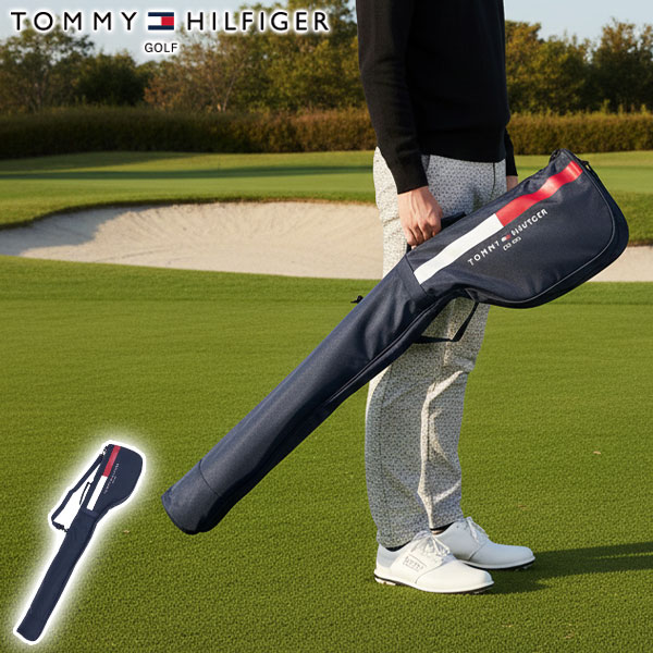 クラブケース メンズ レディース 5本 6本 おしゃれ 46インチ 軽量 5～6本収納 ナイロン 練習用 練習 ゴルフクラブバッグ ブランド シグネチャー THMG4SKA