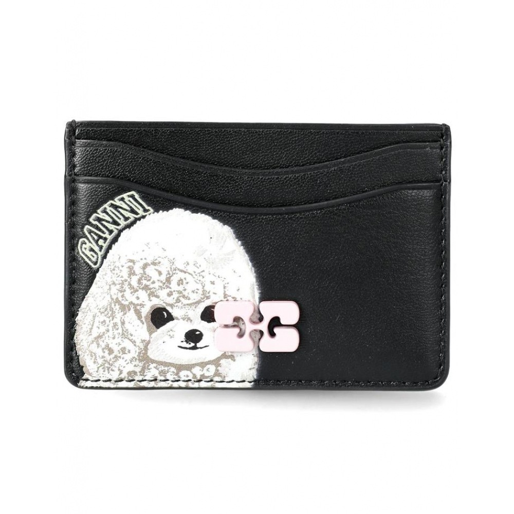 Ganni プードル BOU カード財布 A6769 099