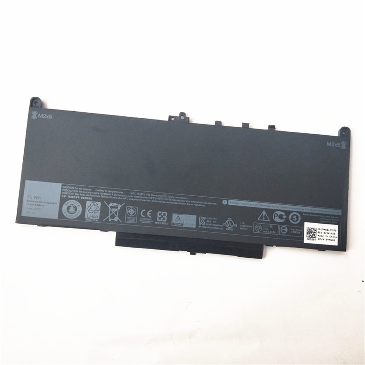 J60J5 電池・DELLノートパソコン互換 Latitude E7270 E7470 J60J5 55Wh 7300mAh 交換用のバッテリー dc909-A1251