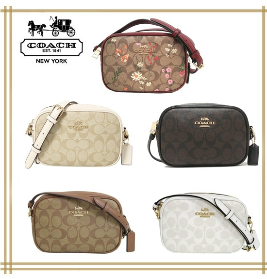 MINI JAMIE CAMERA BAG IN SIGNATURE CANVAS C9926 CA719