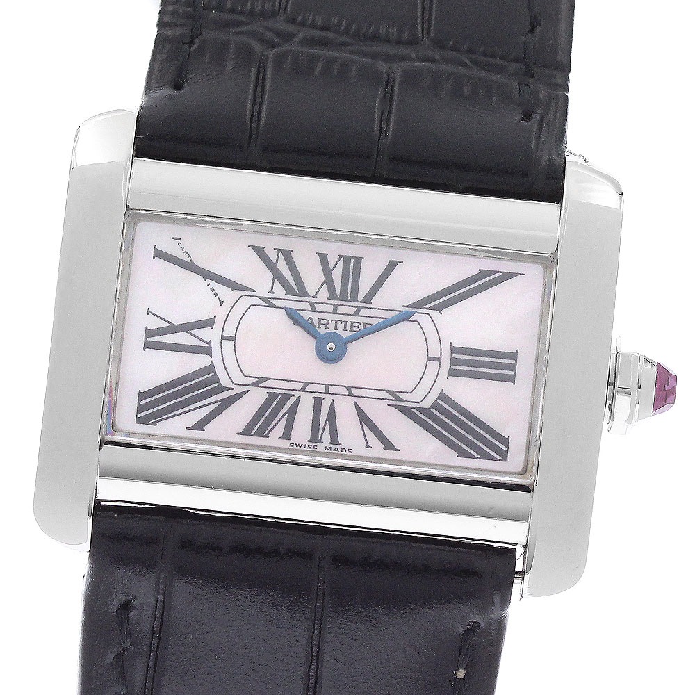カルティエ CARTIER W6301455 タンク ディヴァン ミニ シェル文字盤 クォーツ レディース _961924【中古】