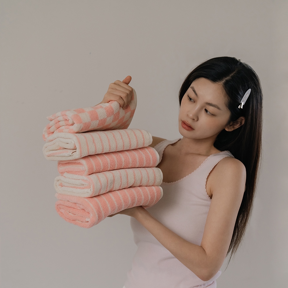 抗菌タオル フェイスタオル 5P BERRY