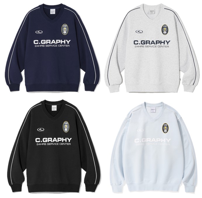 [ 24H TRACK V-NECK MAN TO MAN ]