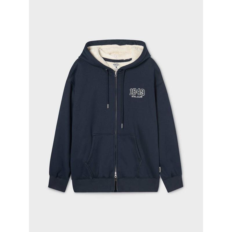 キャンパスボアファーフード付きジップアップ / WHMZF4V22U