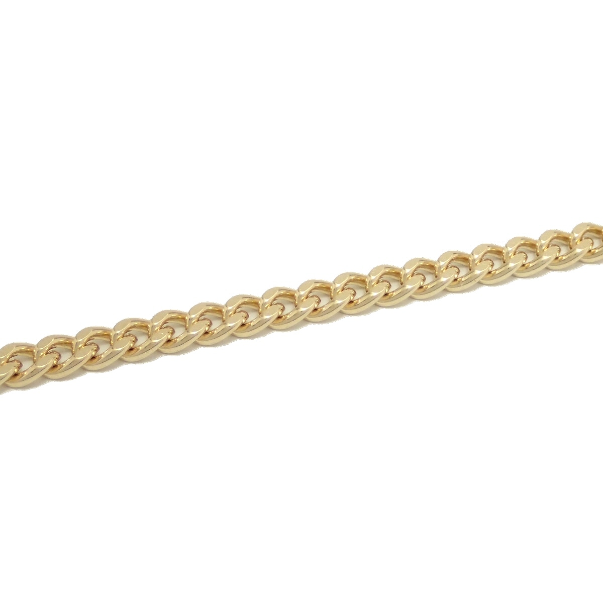 キヘイ ネックレス K18 18金 イエローゴールド 20.2g 50.0cm YG 2面S シングル 日本造幣局検定マーク入り 20g 前