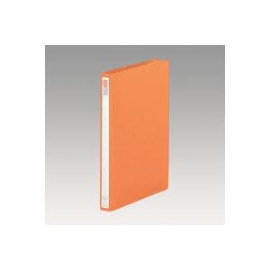 （まとめ） リヒトラブ Avanti リングファイルカドロック＆ツイストリング A4判タテ型（背幅27mm） F-867U-4 橙 1冊入 (×10セット)
