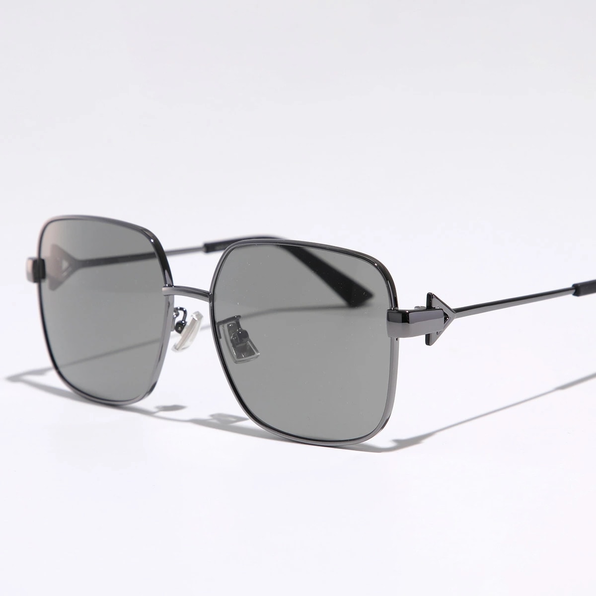 BOTTEGA VENETA ボッテガヴェネタ サングラス BV1199S メンズ スクエア型 メタルフレーム 細フレーム クリングスタイプ ロゴ アイウェア 001 26,692円