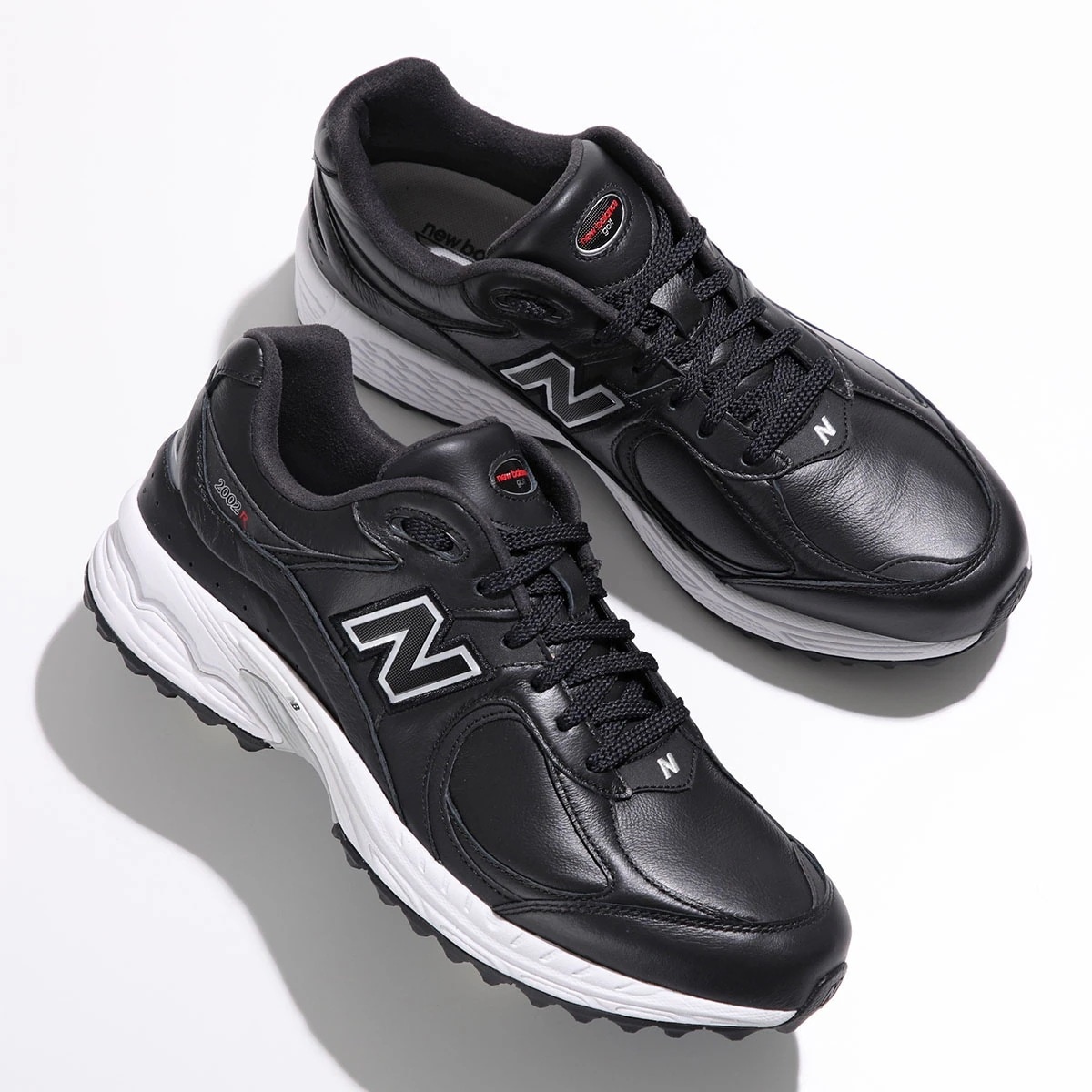 New Balance Golf ニューバランス ゴルフ スニーカー UGS2002E メンズ ゴルフシューズ Dウィズ スパイクレス レザー ABZORB 靴 ブラック