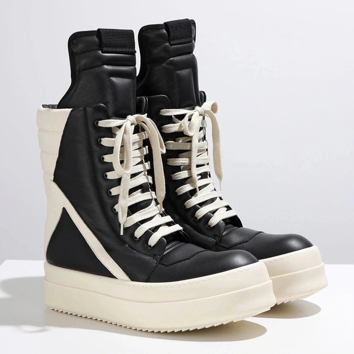 Rick Owens リックオウエンス スニーカー MEGA GEOBASKET メガ ジオバスケット RU01E5855 LCO メンズ ハイカット レザー 【mega】