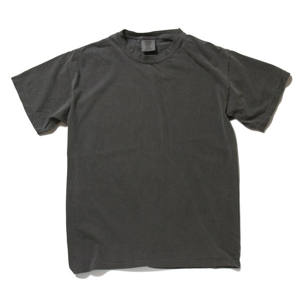 50回ウォツシュ加工ガーメント後染め6.2オンスヘビーウェイトTシャツ ペッパー S