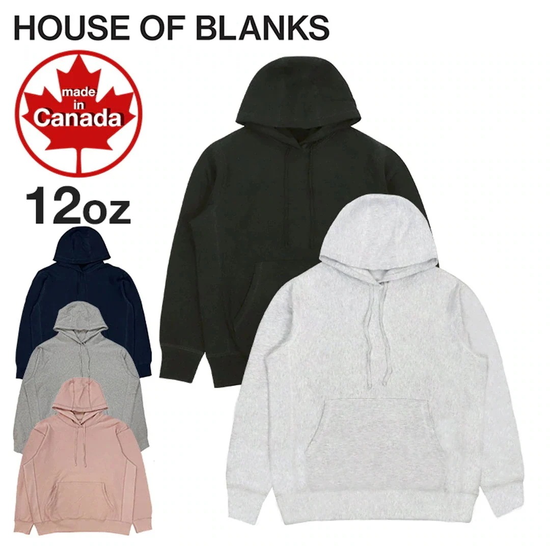 パーカー メンズ プルオーバー フーディー 無地 HOB スウェットシャツ MADE IN CANADA カナダ製 12オンス