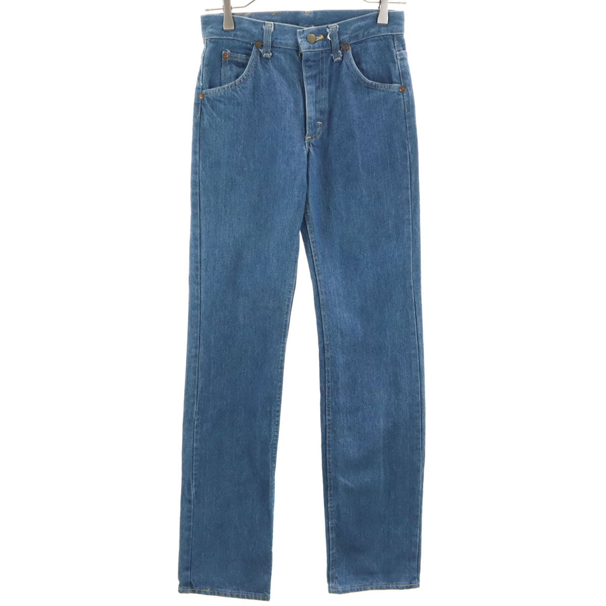 80s USA製 42タロン ストレートデニムパンツ ウォッシュブルー ジーンズ レディース 古着