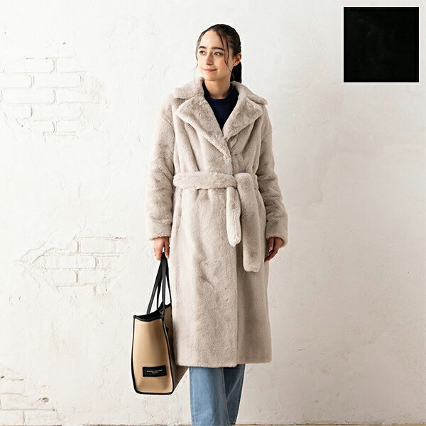 コート レディース CA000543D 12422 SOFT FAUX FUR
