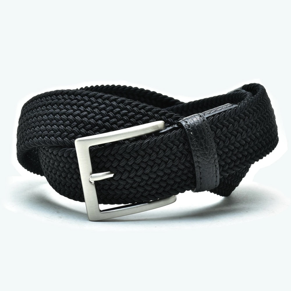 GL ジョバンニリスコ ベルト 134-2 BLACK 伸縮性メンズカジュアルフリーサイズ 【gl-134-2】