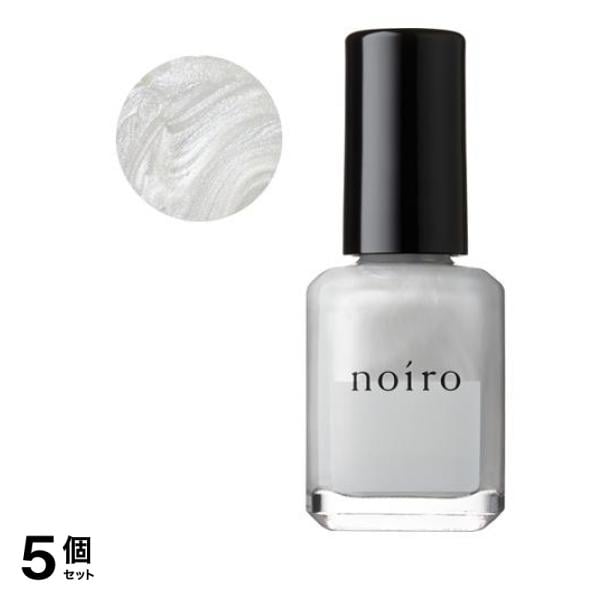 noiro(ノイロ) ネイルカラー プロフェッショナルライン P004 パールホワイト 11mL 5個セット