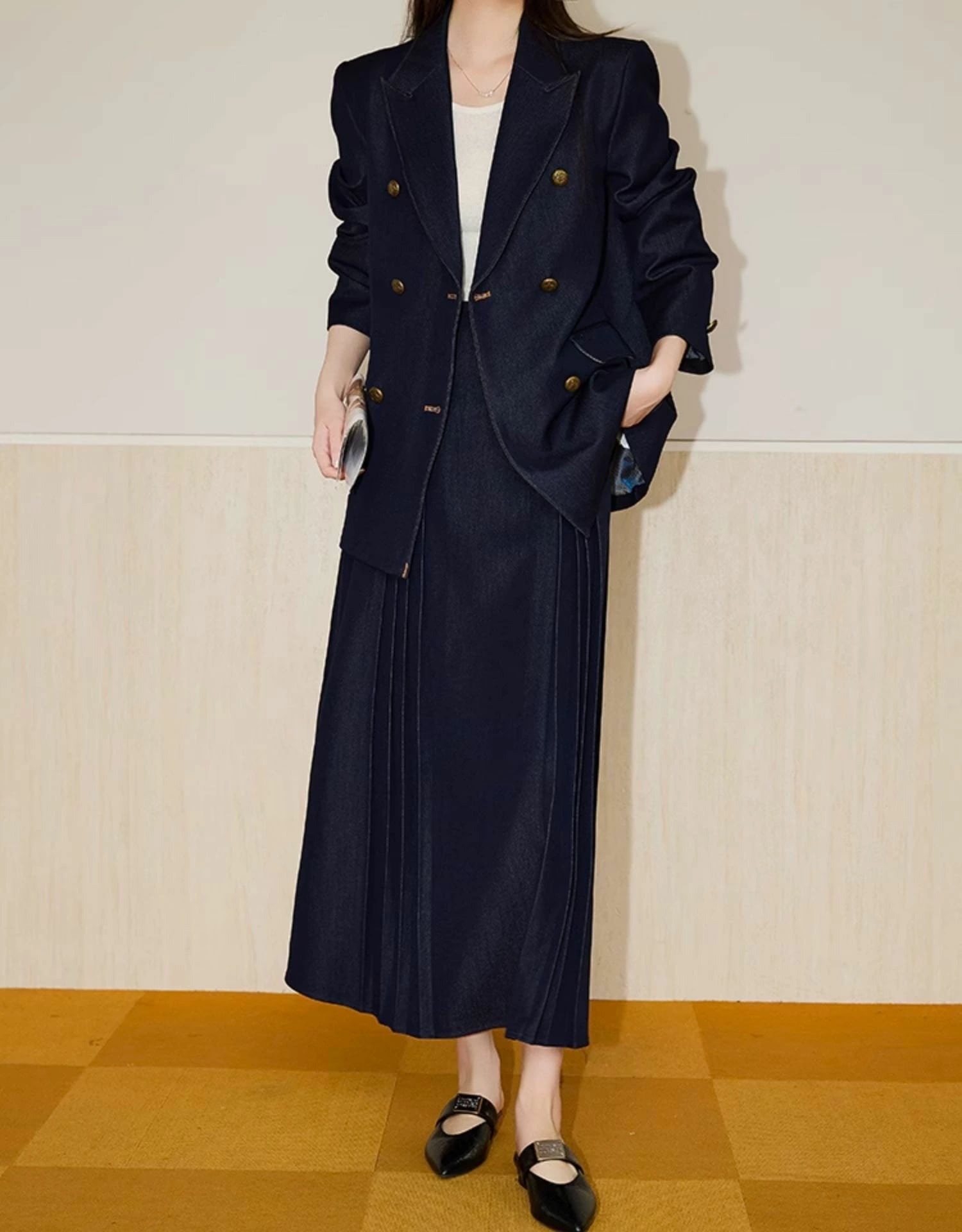 限定カラー上質 高級感 ファッション レディーススーツ 長袖上着 ミモレ丈スカート 2点セットアップ S/M/L 背広トップス スカートスーツ ジャケット 2025新作 通勤 職業服 紳士服 高品質