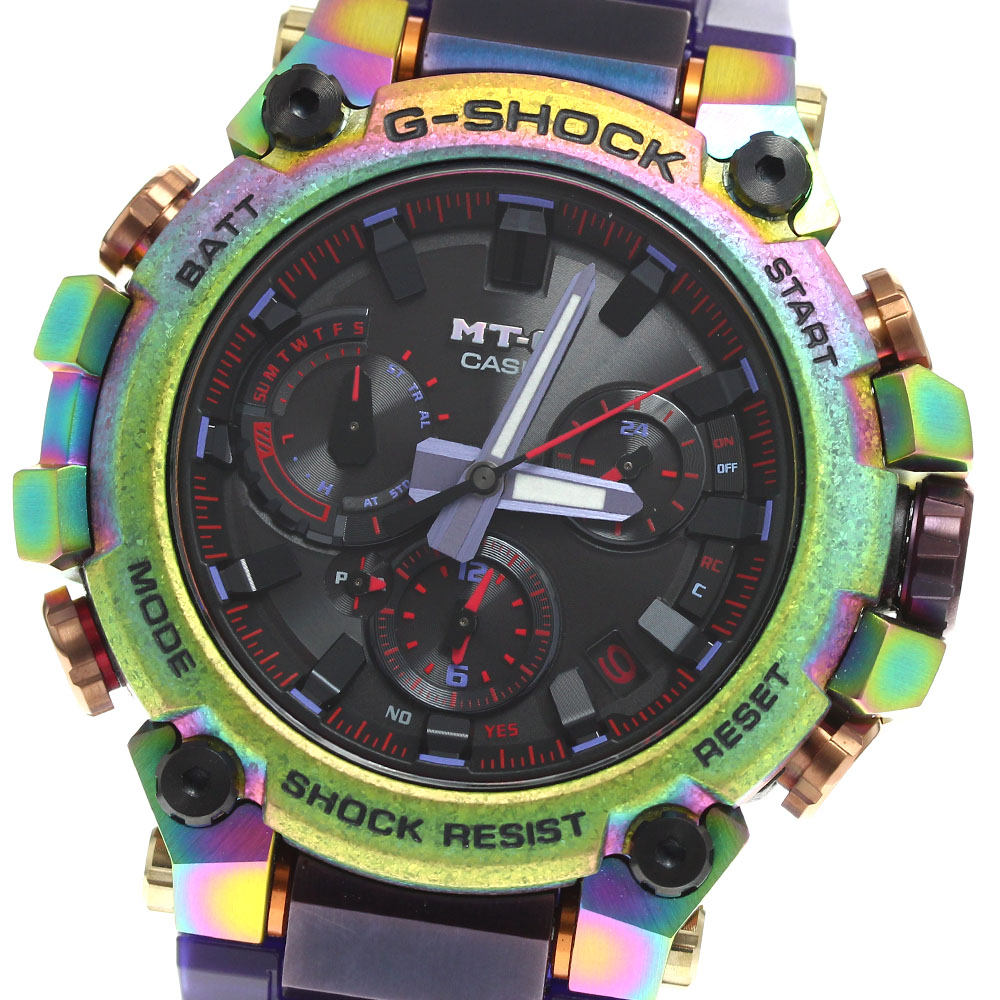 カシオ CASIO MTG-B3000PRB-1AJF G-SHOCK MT-Gシリーズ Bluetooth ソーラー電波 メンズ 極美品 箱・保証書付き_904638【中古】