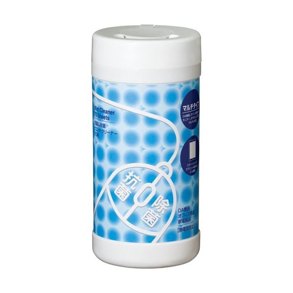 （まとめ） TANOSEE OAクリーナーウェットティッシュ ボトルタイプ 1セット（840枚:70枚12個） 5セット