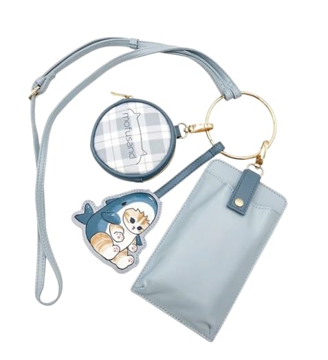 3連ショルダーポーチ さめにゃん MOFUSAND