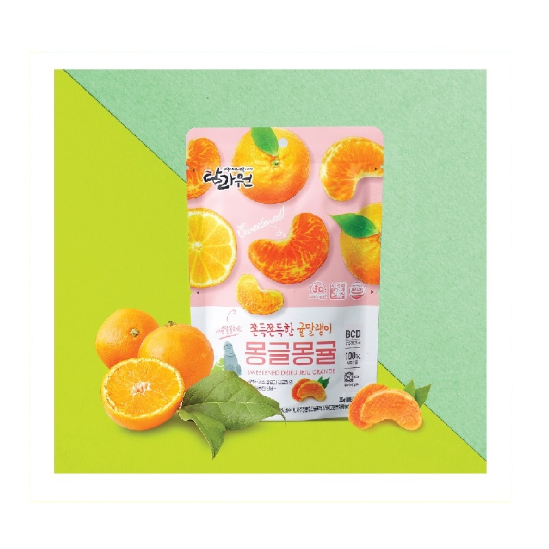 済州みかんマランのしっとりと 乾燥フルーツの甘酸っぱさまで タムラウォンモングルモンみかん30g 10pack + 1pack