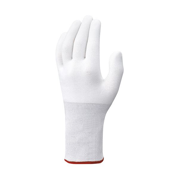 （まとめ）ショーワグローブ 耐切創背抜き手袋デュラコイル 546X S ホワイト 1双[x3]