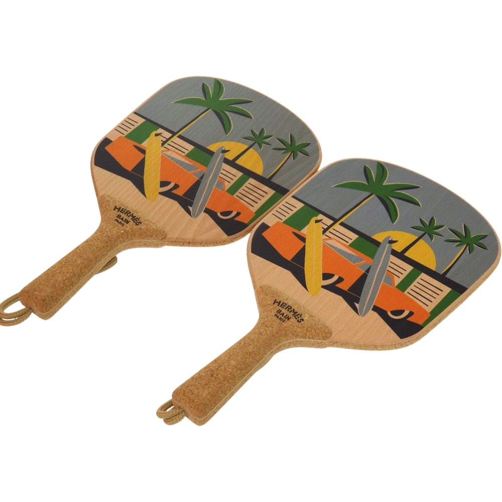 未使用品 アプレ ラ ヴァーグ エルメス ビーチラケット その他ホビー コルク/コルク マルチカラー 0904【中古】 ユニセックス