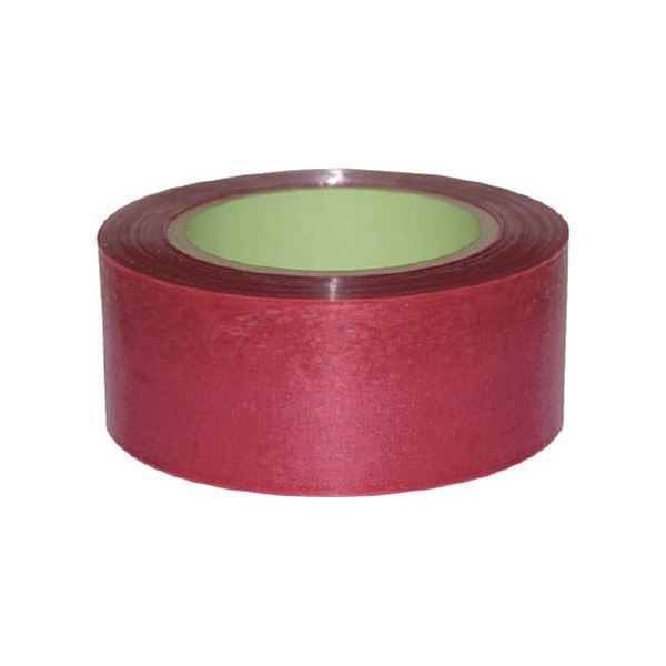 （まとめ）ストレッチフィルム 厚みμ20x幅50mmx長さ300m 赤 1巻[x10] 9,692円