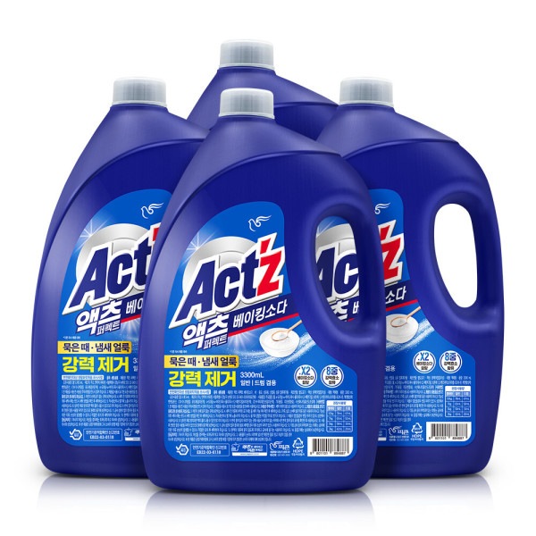 液体洗濯洗剤 アクトパーフェクト 3300mlx4個 ベーキング 6,475円