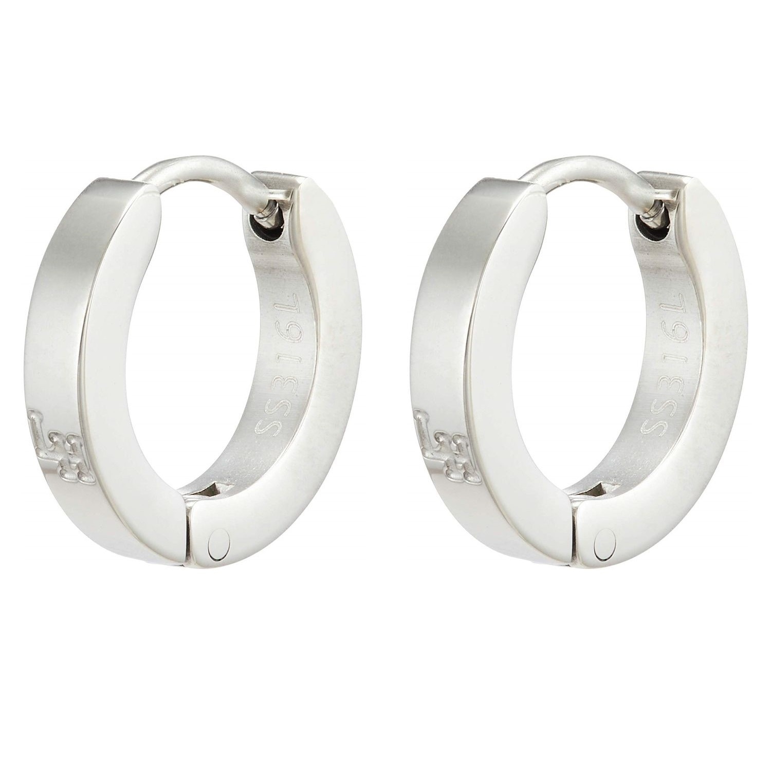 ピアス ２点セット 両耳用 フープ シルバー LHMP006NS サージカルステンレス メンズ 男性 ギフト プレゼント おすすめ 誕生日 クリスマス バレンタイン お祝い