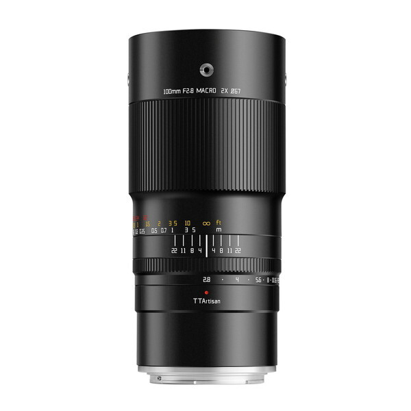 TTArtisan (銘匠光学) TT-100F28M-Z ブラック 100mm f/2.8 MACRO 2X (ニコンZマウント) 中望遠マクロレンズ